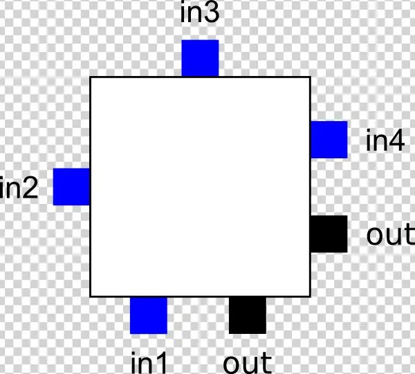 Logic Block Pins Svg Clip Arts 600 X 541 Px