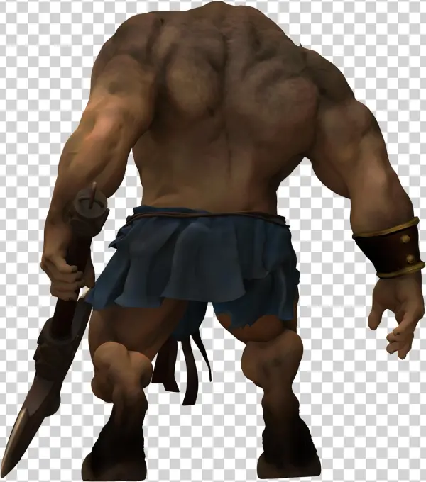 Minotaur Is Part Of A Concep Project Developed To Be - Barechested