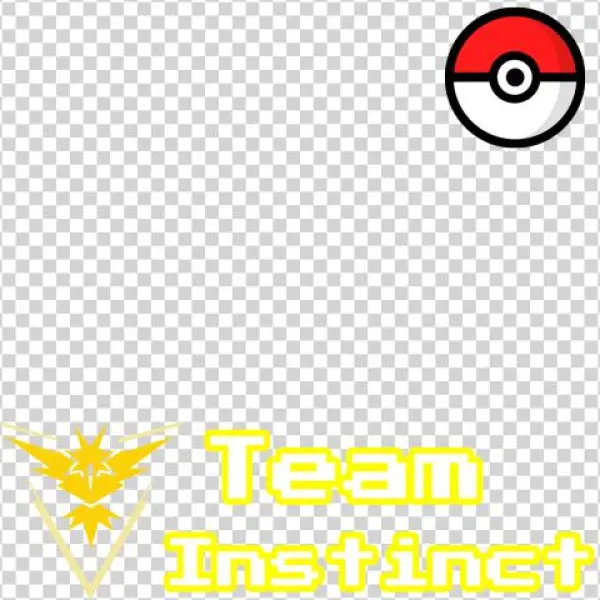 Team Instinct Tag - Pokepress Stickers 2 X Yellow Team Mystic Pokemon Go