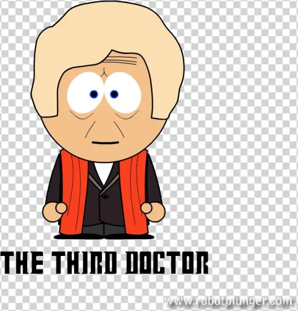 The Third Doctor - Cartoon