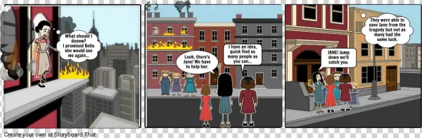 Triangle Fire - Cartoon