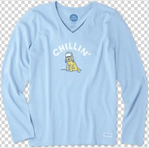 Women's Chillin' Rocket Long Sleeve Crusher - Long-sleeved T-shirt