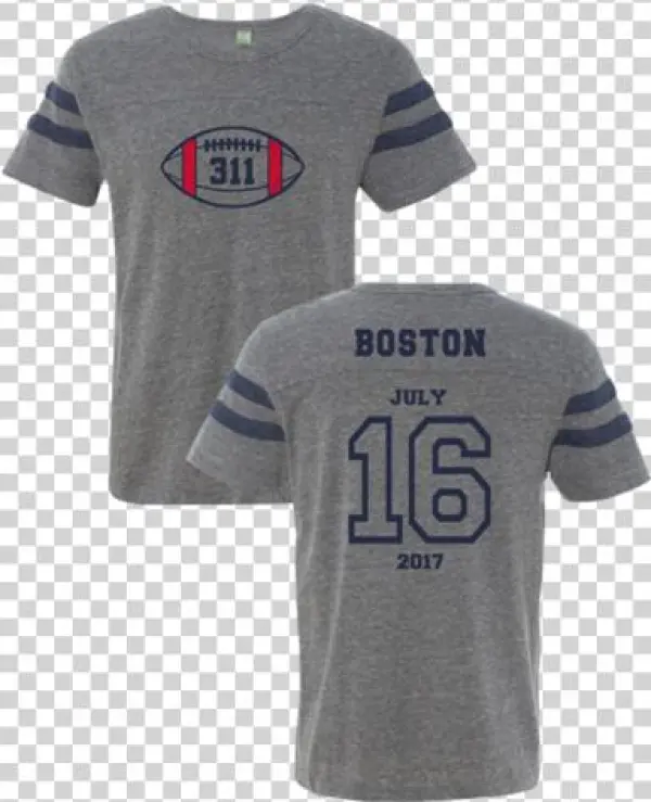 Boston Event Jersey - Alternative Apparel Mens S-2xl Eco Jersey Football