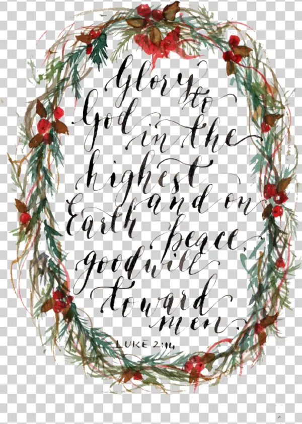 Christmas Card - Wreath