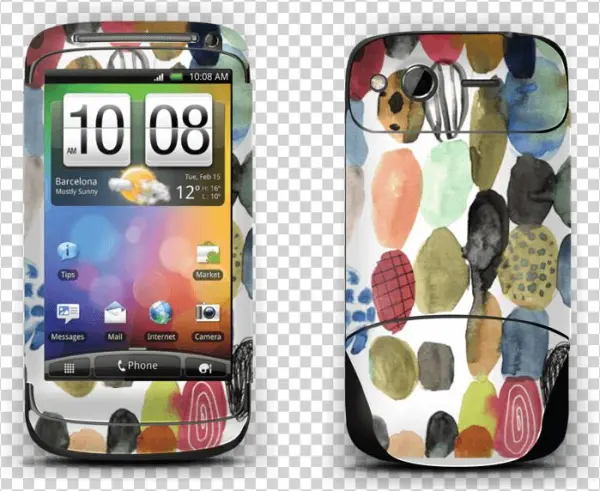 Dots Watercolor - Htc 35h00152-05m Htc Btr6350b/bg32100 Original Oem