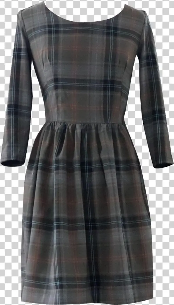Green Plaid Dress