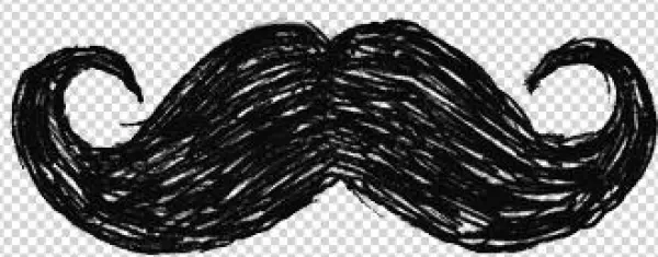 Moustache 25mm Pin Button Badge Lapel Pin Movember
