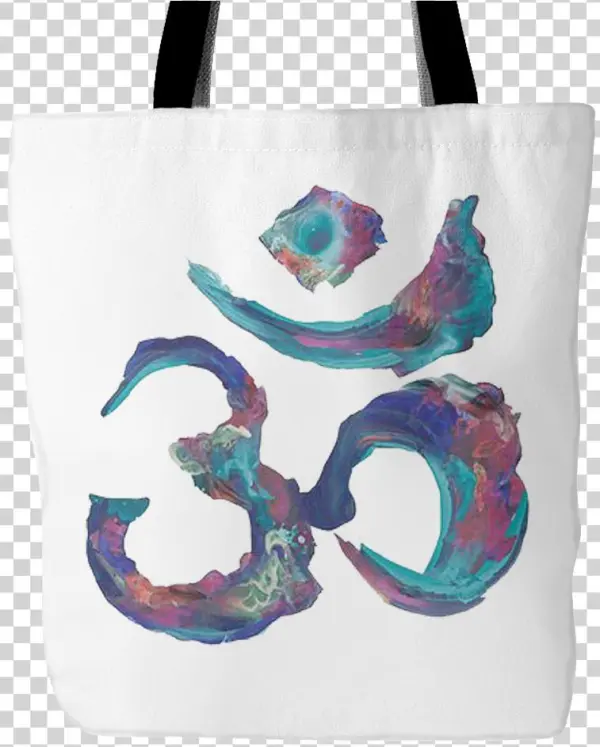 Om Tote Bag - Hindu Transparent