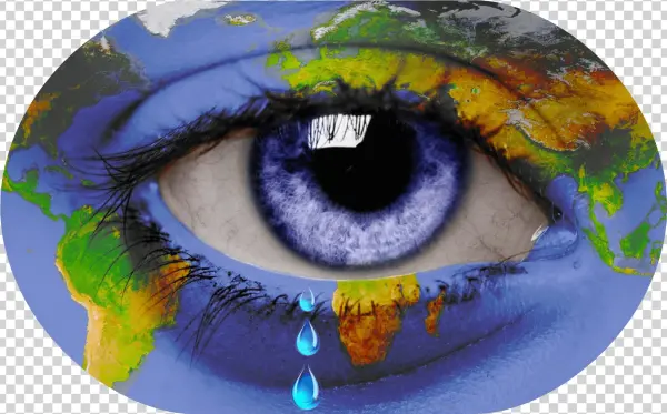Schilderij Oog