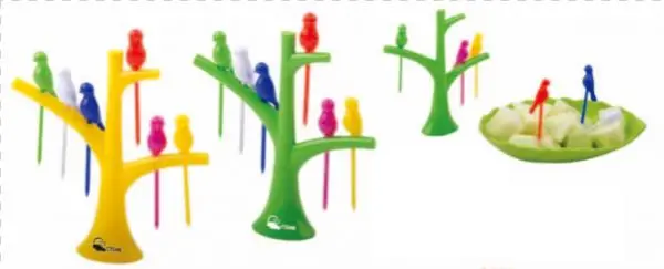 Toothpick Tree - Custom Tooth Pick Holder Dispenser, 5.51" L X 1.38"