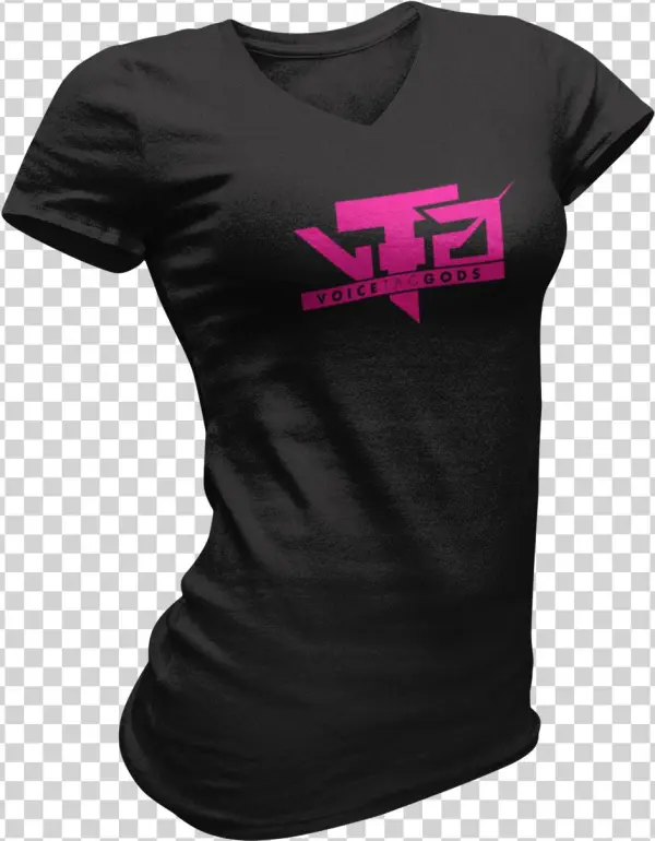 Vtg Hot Pink Logo