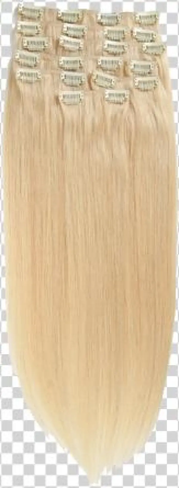 Clip In Human Hair Extensions - 16"-28" Inches 140g Full Head Clip Ns Blonde Straight