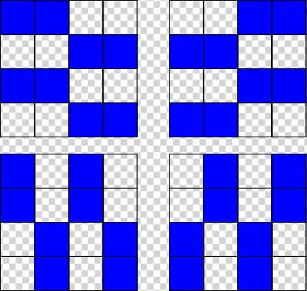 Four Blue Four Ways - Fourways