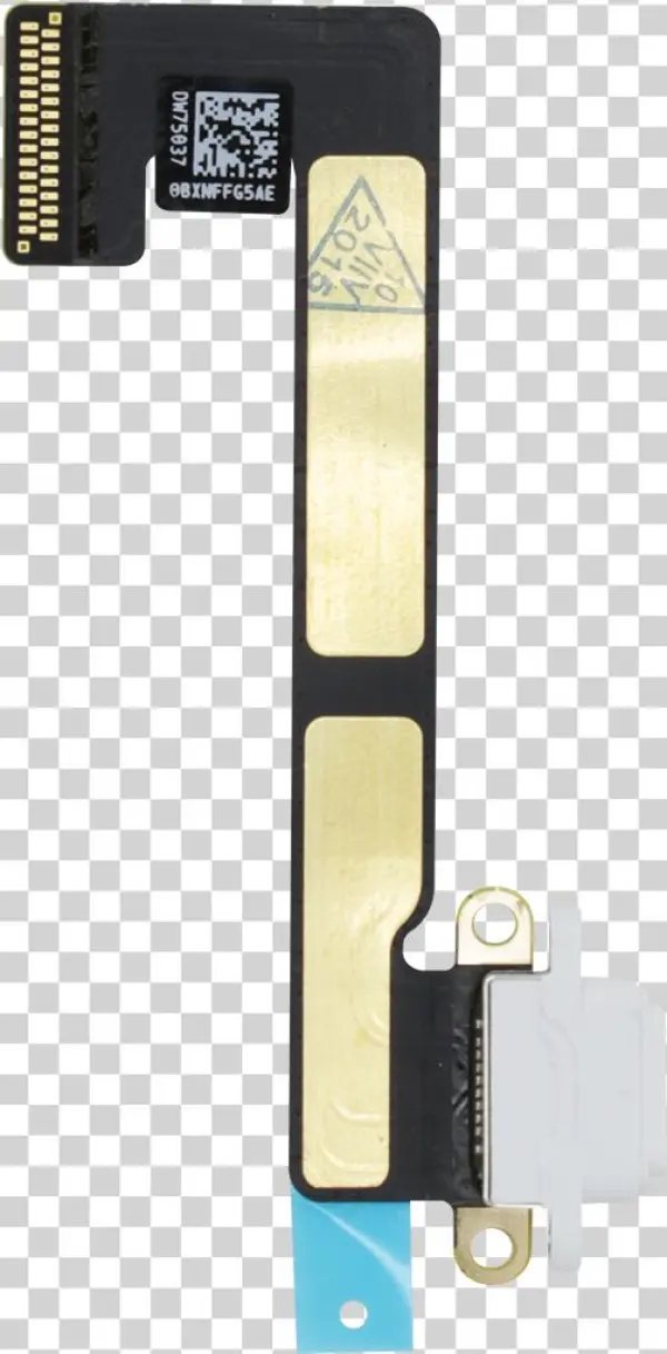 Ipad Mini 2 And Mini 3 White Lightning Connector - Ricambio Connettore Carica Flex Cable Porta Charging