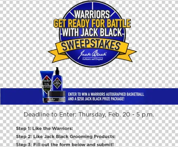 Jack Black Sweepstakes - Jack Black