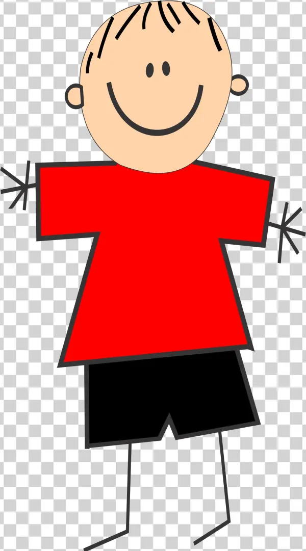 This Free Icons Png Design Of Boy With Red Shirt