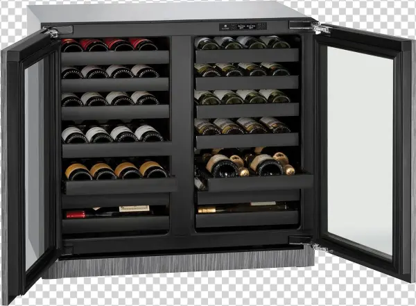 3000 Series - U-line Wine Captain U-3036wcwcint-00b 62-bottle Dual