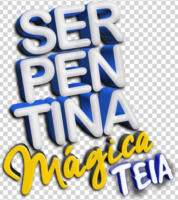 A Serpentina Mágica Veio Completar Sua Diversão, Lançando - Calligraphy
