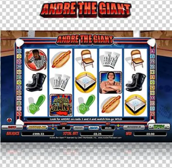 Andre The Giant Game - Cartoon