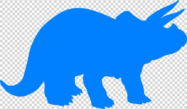 Blue Dino Svg Clip Arts 600 X 350 Px