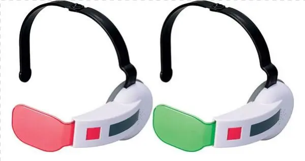 Dragon Ball Z 2 Saiyan Scouter With Sound Red Lens