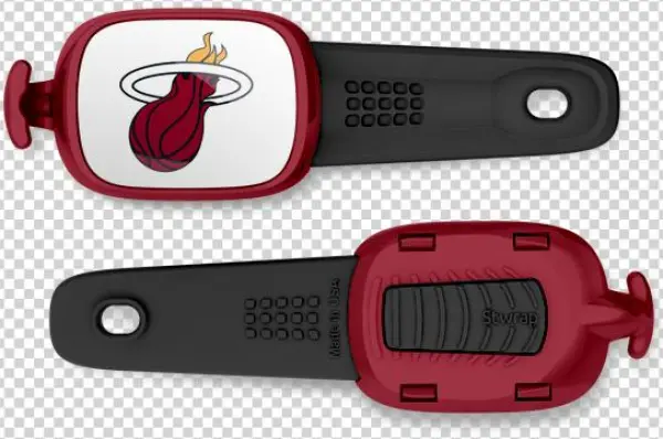 Miami Heat Stwrap - Miami Heat Official Nba 11 Inch X 17 Inch Car Window