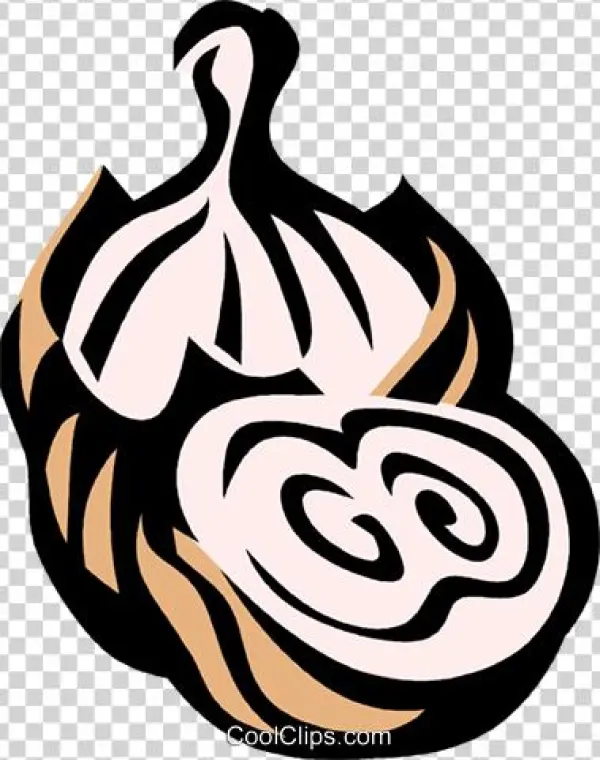 Onions Royalty Free Vector Clip Art Illustration - Attitude