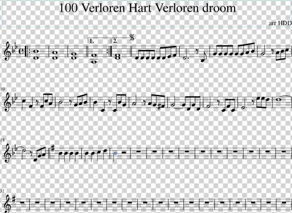 Verloren Hart - Sheet Khi Nguoi Yeu Toi Khoc