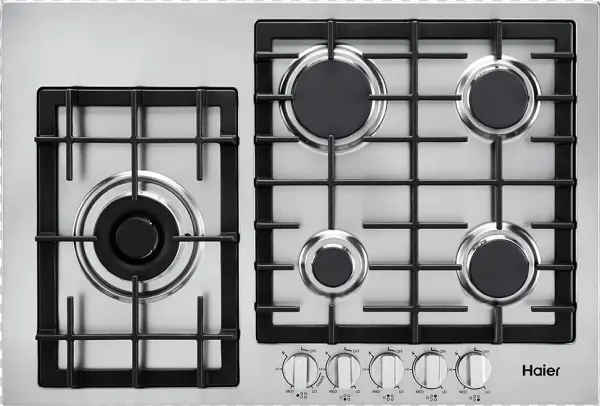 30" Gas Cooktop Photo - Haier Hcc3430ags 30" Gas Cooktop With 5 Sealed Burners