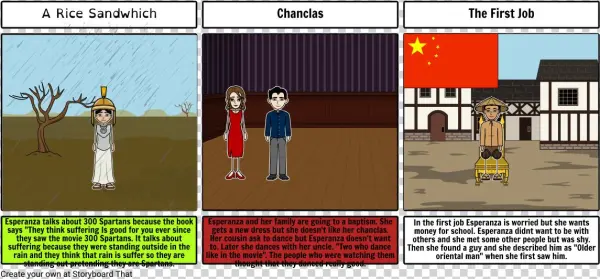 A Rice Sandwhich Chanclas The First Job Esperanza - Cartoon