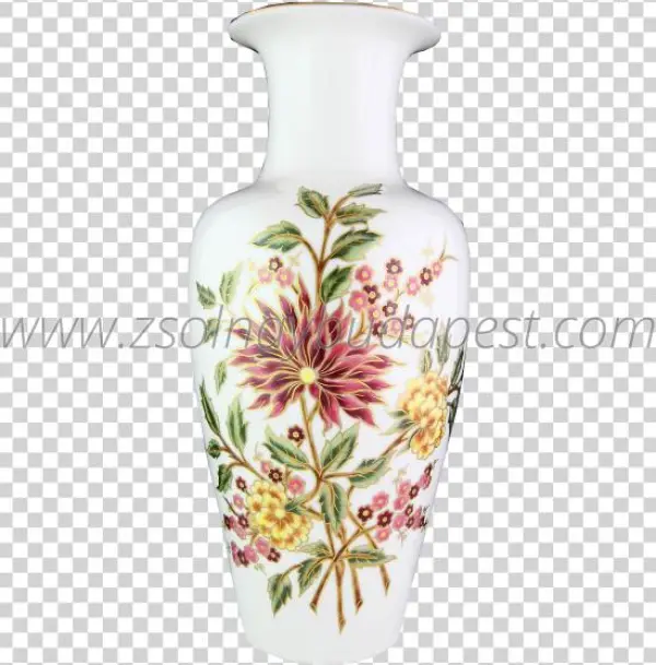 Big Vase With Flowers - Vase