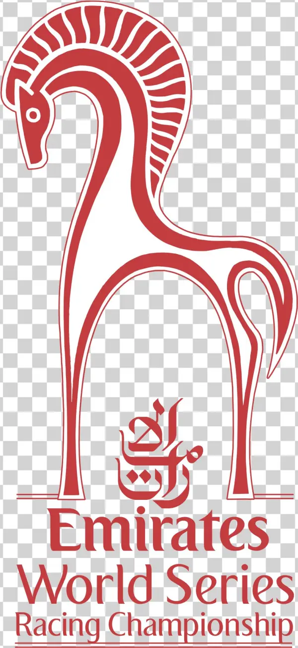 Emirates World Series Racing Championship Logo Png - Emirates Airlines Logo Sticker Red Waterproof Paper