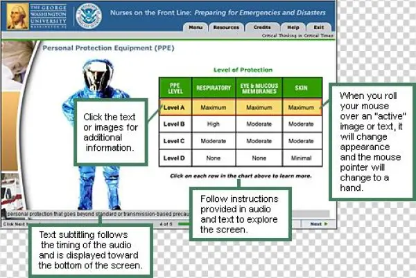 Follow Instructions Provided In Audio And Text To Explore - Fema