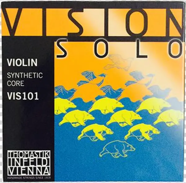 Thomastik Infeld Vision Solo Violin 4/4 Set - Thomastik