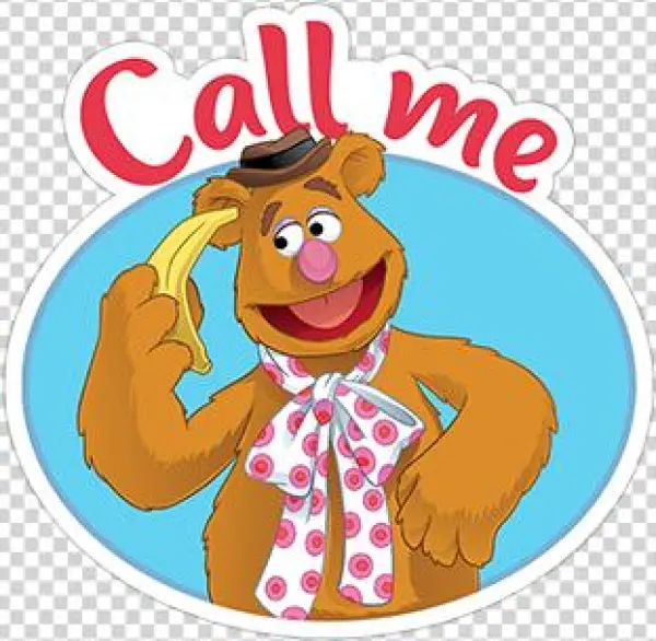 Viber Sticker «muppets» - Yellow And Red