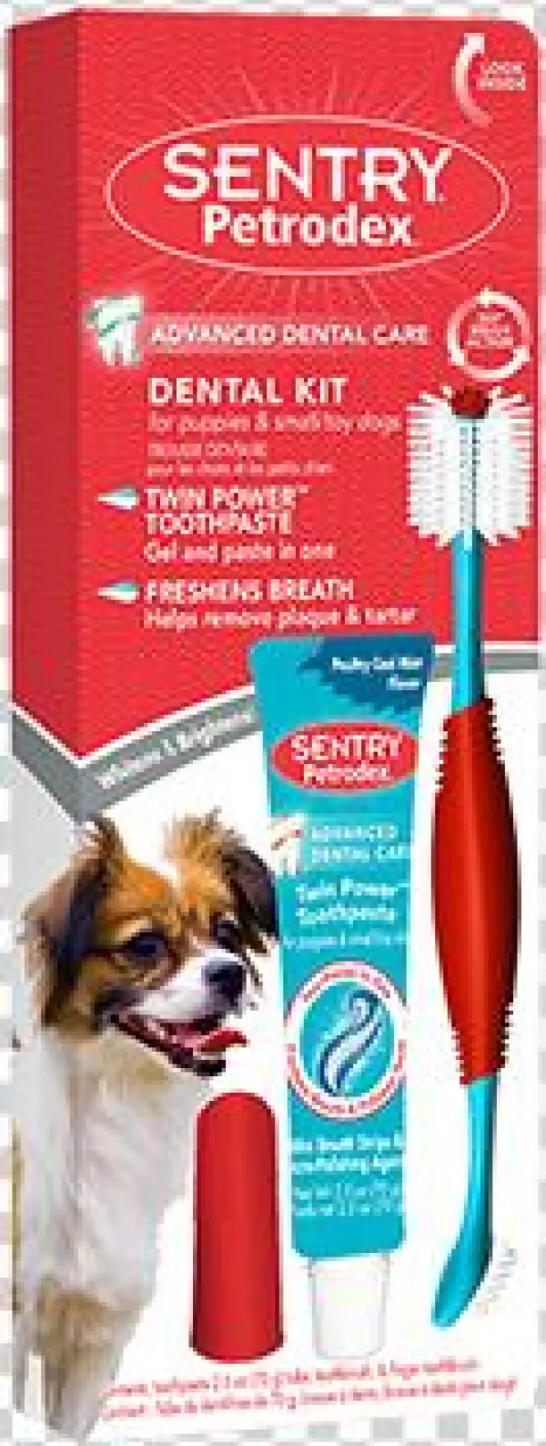 51078 Img P004905 1 Web Med - Petrodex Dental Kit For Dogs - Peanut Butter Flavor: