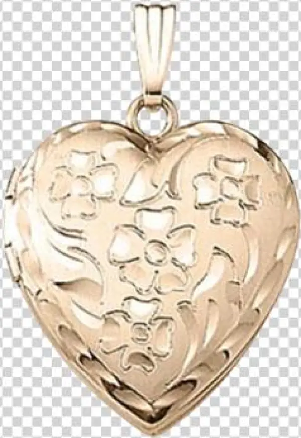 Bringjoycollection 14k Solid Yellow Gold 19 Mm Floral