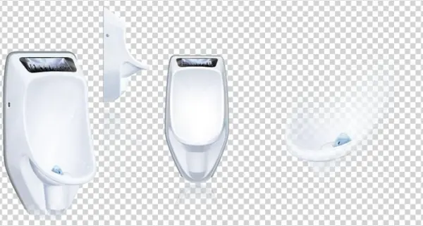 Compact Video Komposition - Urinal
