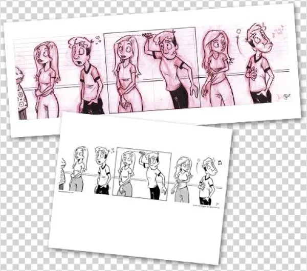 Each Starcrossed Strip - Sketch