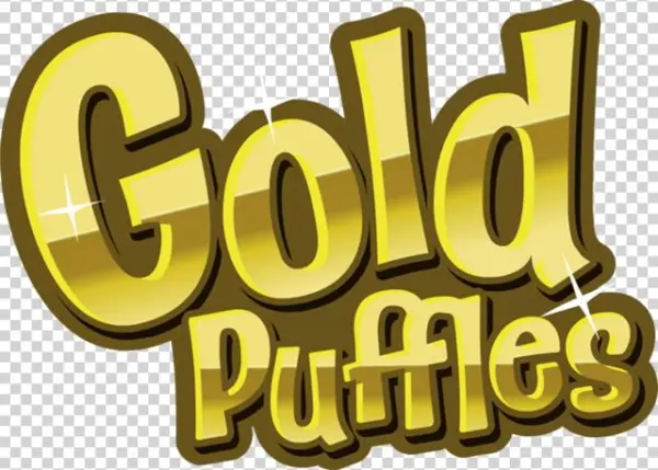 Gold Puffle Logo - Logo Gold Png