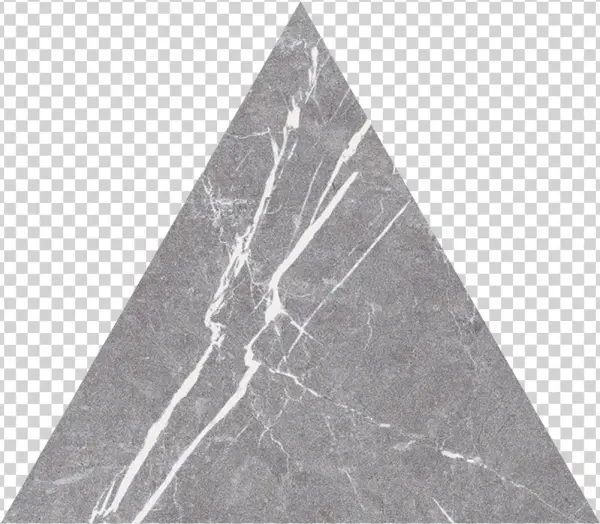 Mandra Light Grey Triangle Polished/ Natural Vt2555/