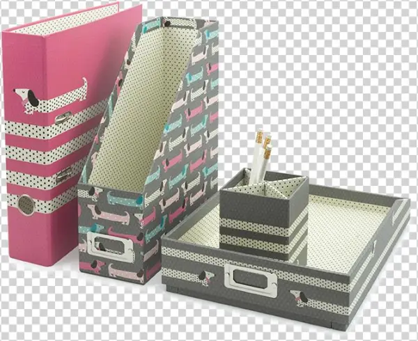 Pen Cup - Go Stationery Sausage Dog Desk Set Lever Arch,magazine
