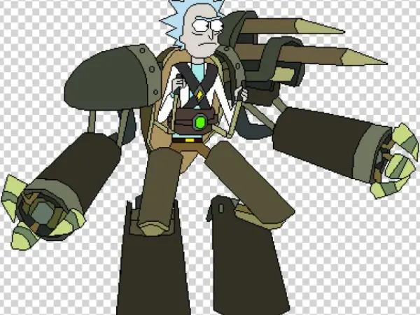 Rick And Morty Clipart Mugen - Drawing