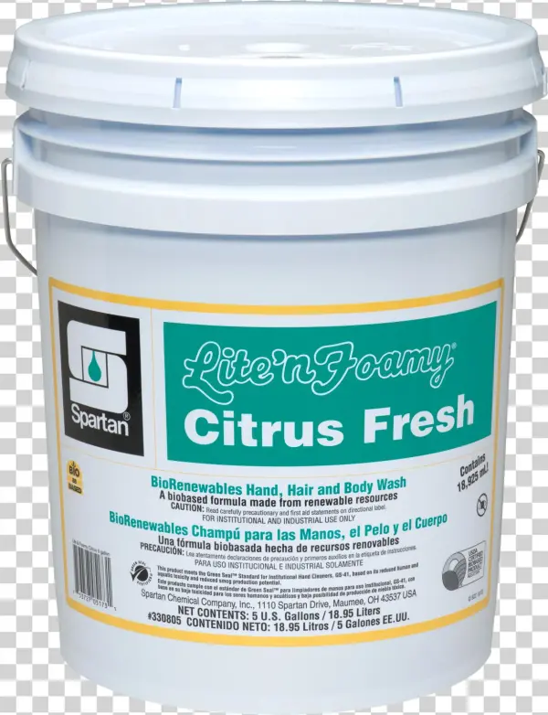 330805 Lnf Citrus Fresh - Spartan Dmq Damp Mop Neutral Disinfectant Cleaner-