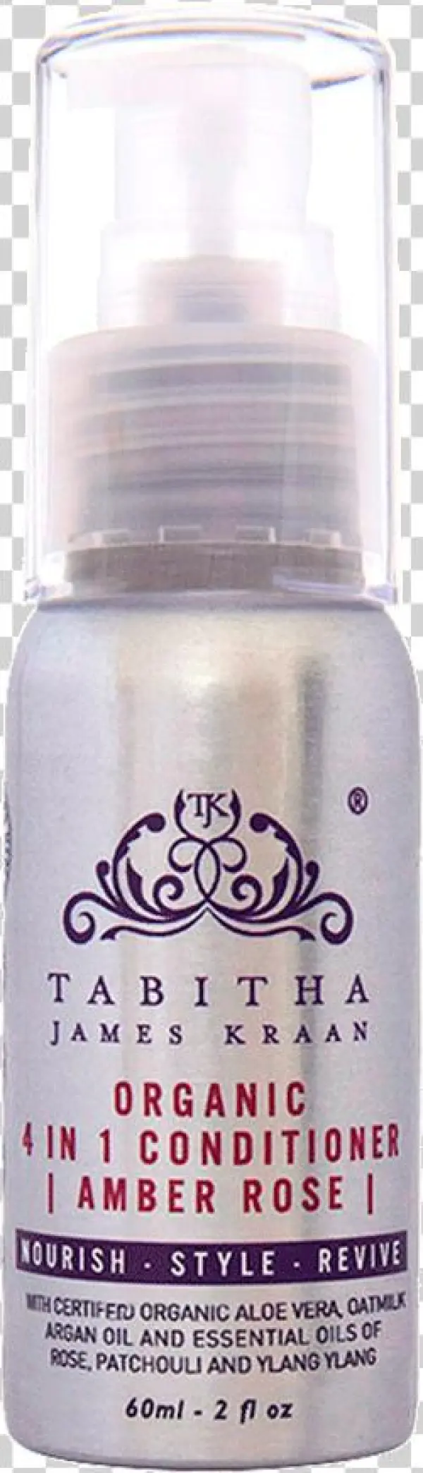 Amber Rose 4 In 1 Organic Conditioner Travel Size - Tabitha James Kraan Organic 4 In 1 Conditioner Golden
