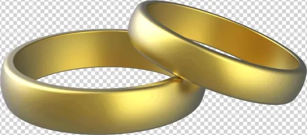 Black Gold Over .925 Sterling Men's & Women's Couple