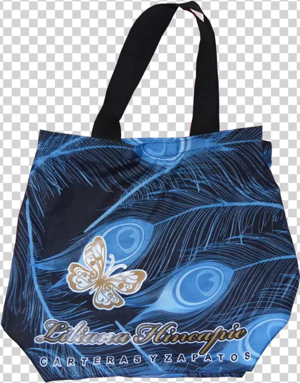Bolsa Tela Plumas Negras - Tote Bag