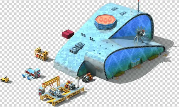 Interstellar Liner Engine Plant L1 - Illustration