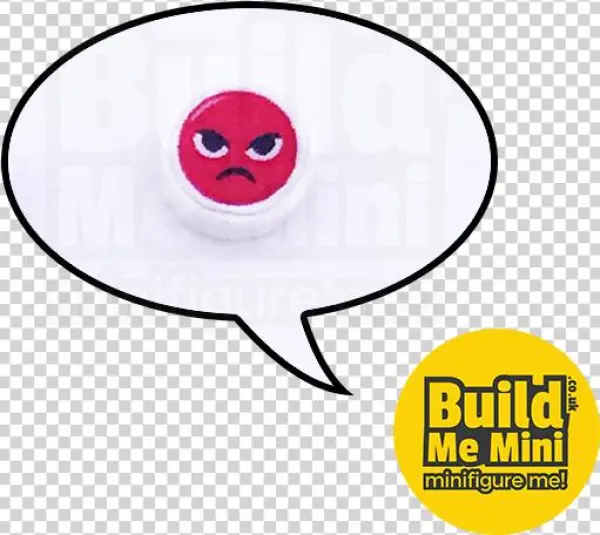 Lego Emoji Grumpy - Cartoon