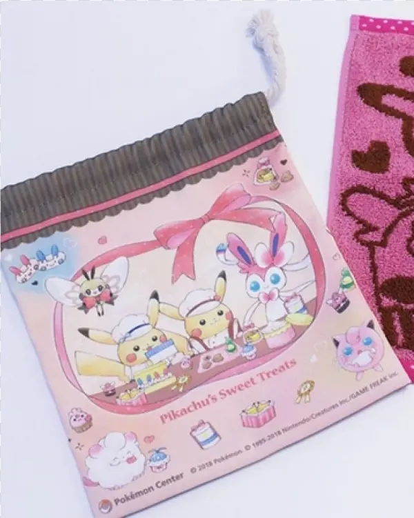 *pokecen* Pikachu's Sweet Treats ~ Drawstring Bag - Pokémon
